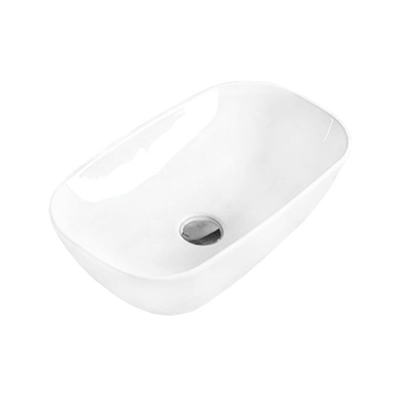 Umywalka nablatowa Mexen Klara biała 46x23 cm 1 szt.