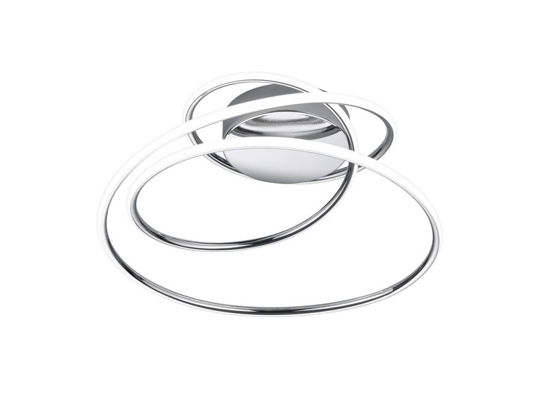 Lampa sufitowa wisząca RL Bologna 5625 chromowana biała nowoczesna wbudowany LED 36W 1 szt.