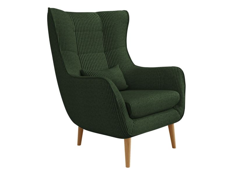 Fotel MIRJAN 24 Estjano Sztruks ciemnozielony 1 szt.