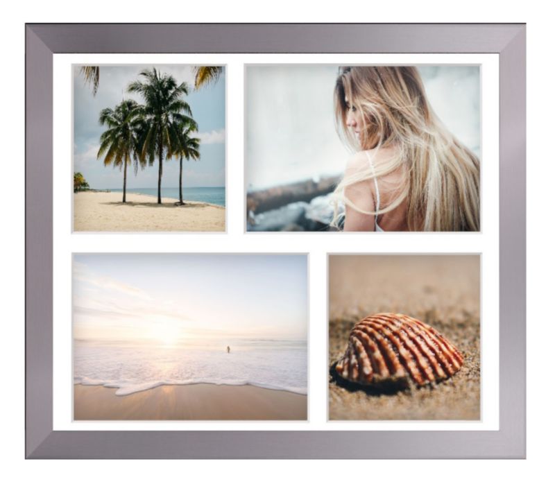 Ramka na 4 zdjęcia Hekla 24x30x4 foto galeria srebrny 1szt.