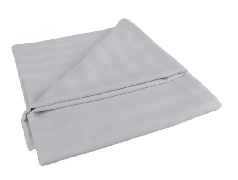 Prześcieradło tradycyjne hotelowe pasek 2cm 140x200 1 szt.