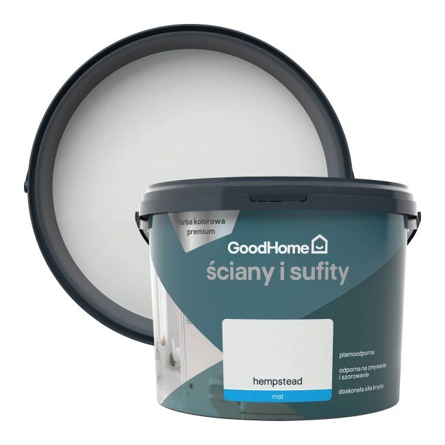 Farba plamoodporna GoodHome Premium Ściany i Sufity hempstead 2,5 l