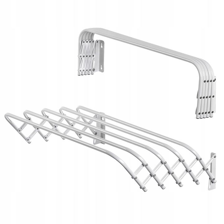 Suszarka Na Pranie KADAX Łazienkowa Harmonijkowa 60 cm Ścienna Naścienna 1szt.