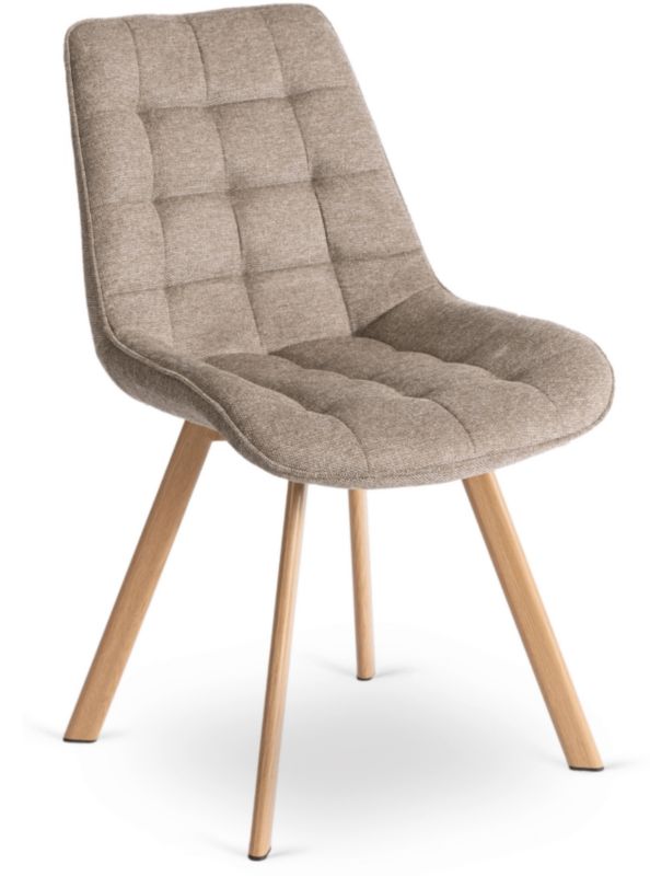 Krzesło Tapicerowane Kathy Mebel Elite Beżowe 1 szt