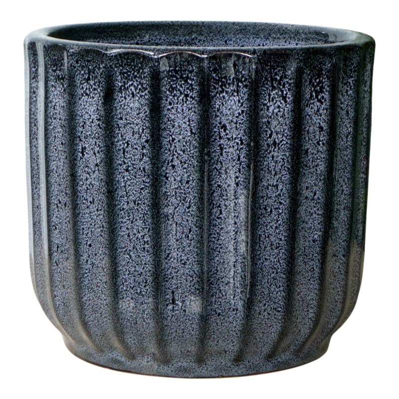 Doniczka ceramiczna Verve 17 cm ciemny błękit