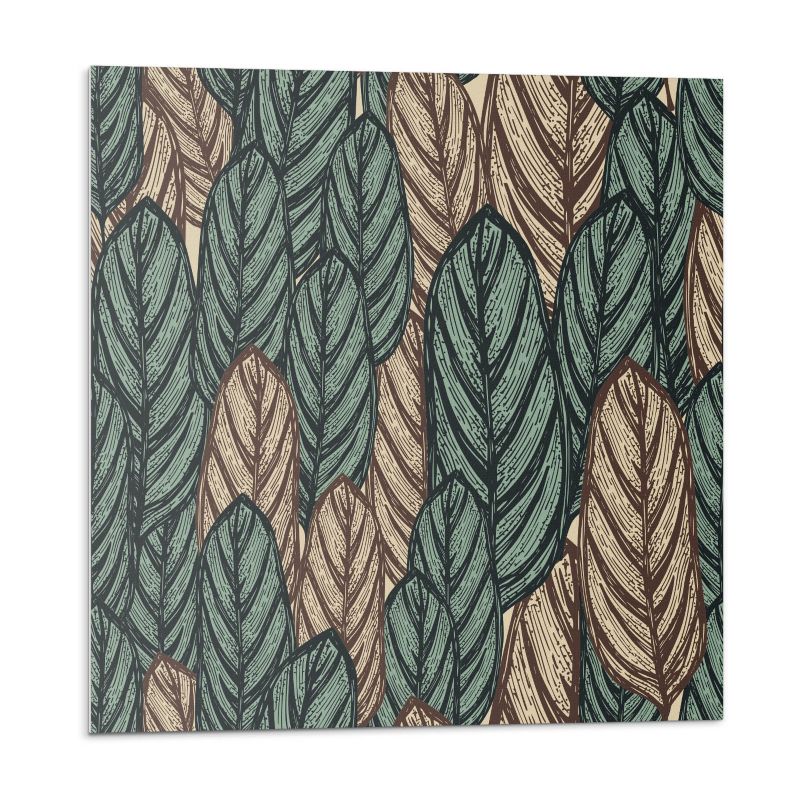 Kafelki samoprzylepne Wallfluent 50x50 cm Design liści 4 szt.