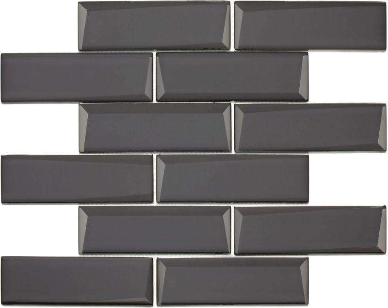 Mozaika Metro 29,8 x 37,3 cm small dark grey