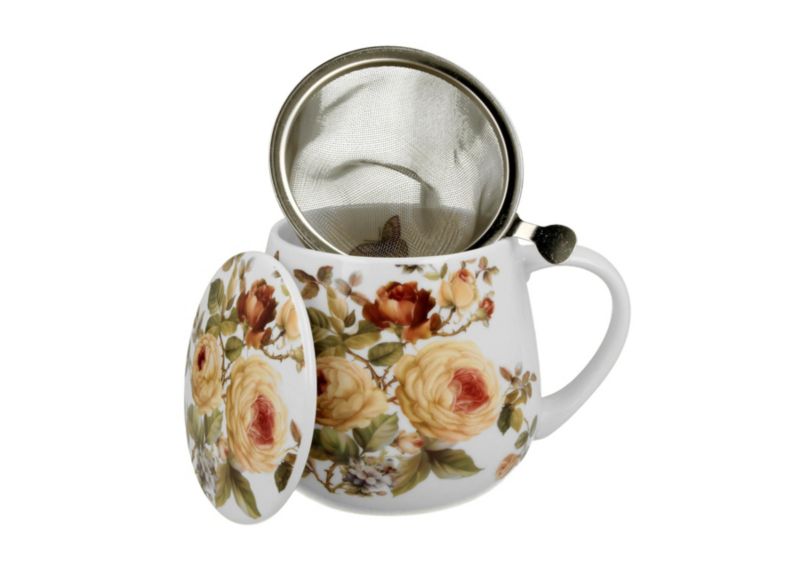 Kubek Zahra DUO porcelanowy z zaparzaczem 430 ml 1 szt.