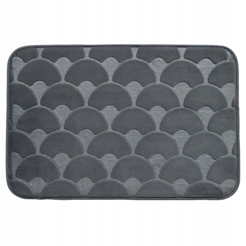 Dywanik łazienkowy 40x60 cm Rodeno szary antypoślizgowy 1 szt.