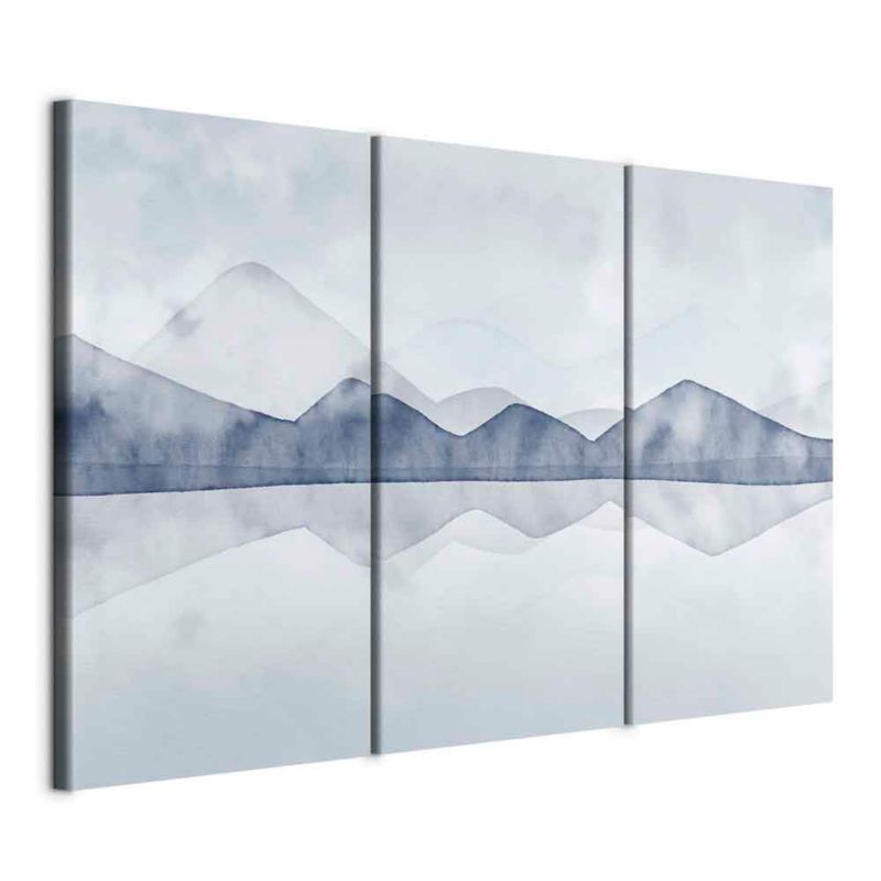 Obraz Artgeist Jezioro w górach 90 x 60 cm płótno włoskie 1 szt