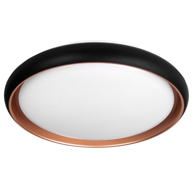 Plafon LED XUDO 54W 40cm 3CCT z pilotem Czarno-Złoty 1 szt.