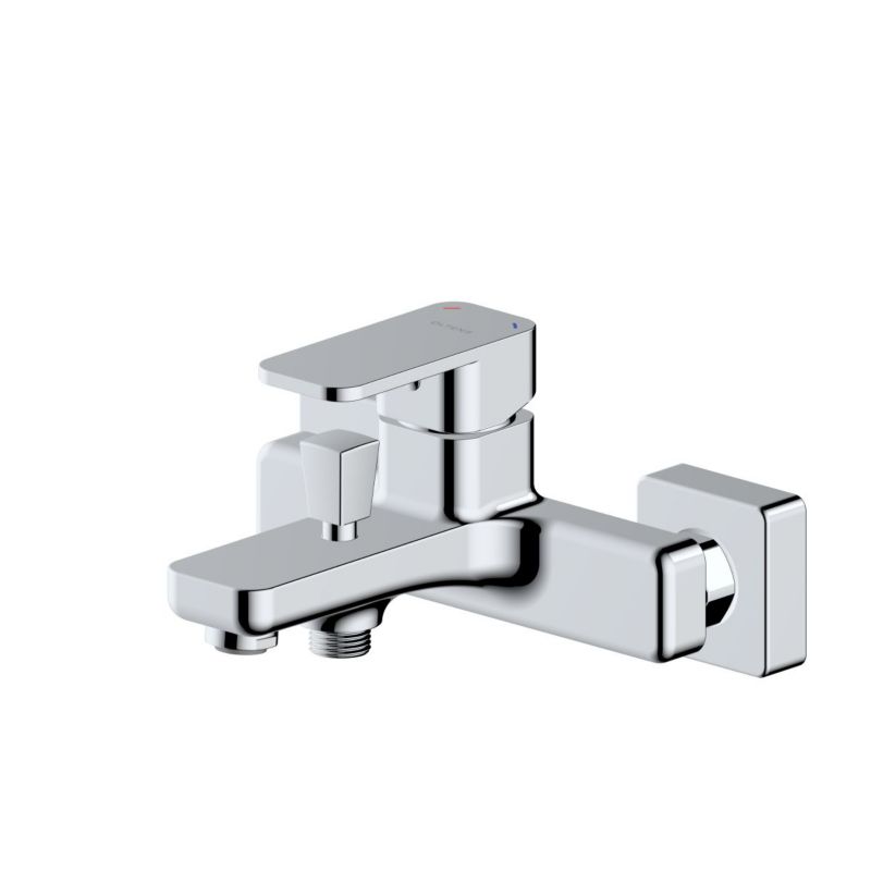 Bateria wannowo-prysznicowa Oltens Hadsel ścienna chrom 1 szt.