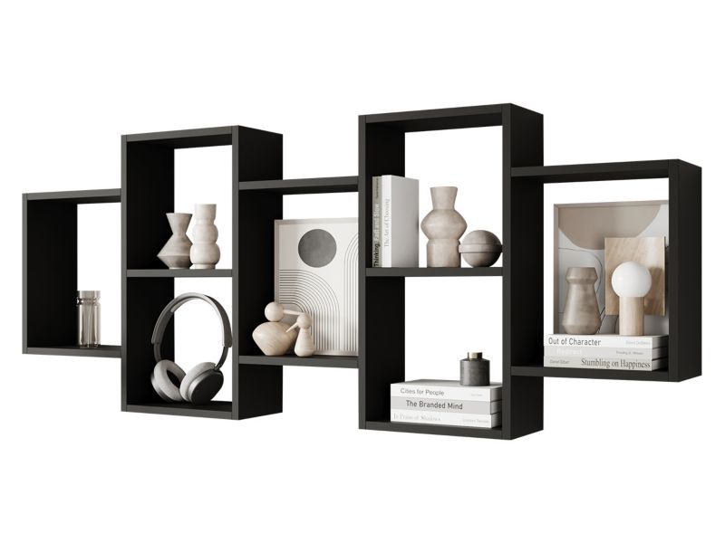 Półka MIRJAN 24 Trio 001 czarny grafit 1 szt.