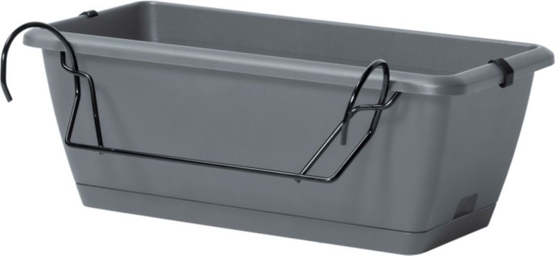 Skrzynka z uchwytem Respana 40 cm szara