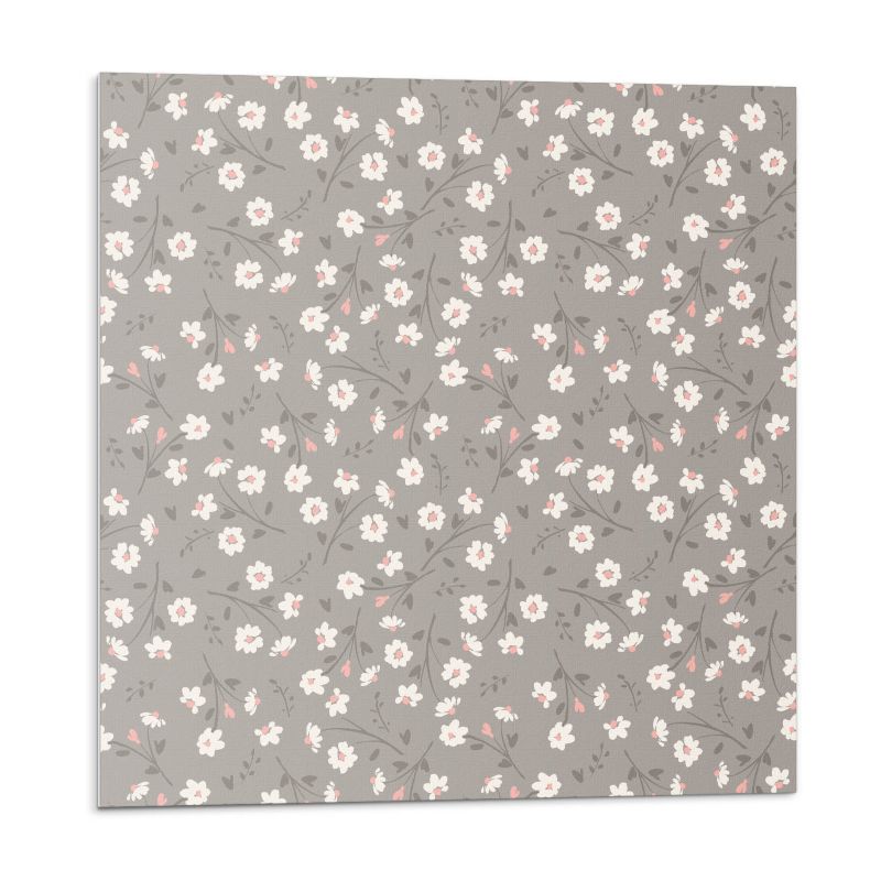 Kafelki samoprzylepne Wallfluent 50x50 cm Wzór kwiatów 4 szt.