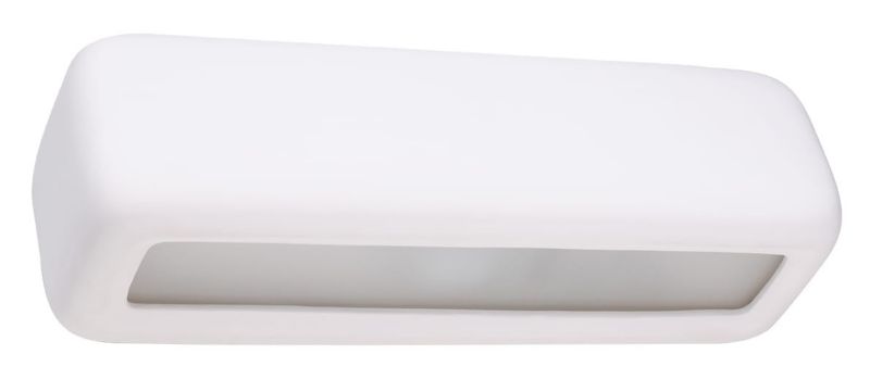 Kinkiet ścienny Sollux Lighting Subani biały 1 x E27 x 60W IP20 wym: 10 x 33 x 10 cm - 1 szt.