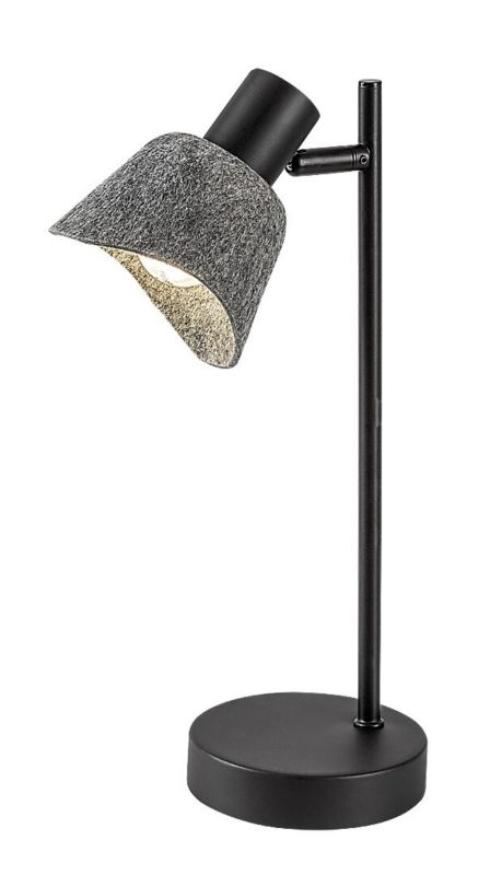 Lampa biurkowa Rabalux Farelia czarno-popielaty 1 x E14 x 10W IP20 wym: 35 x 18 x 11 cm metal - 1 szt.