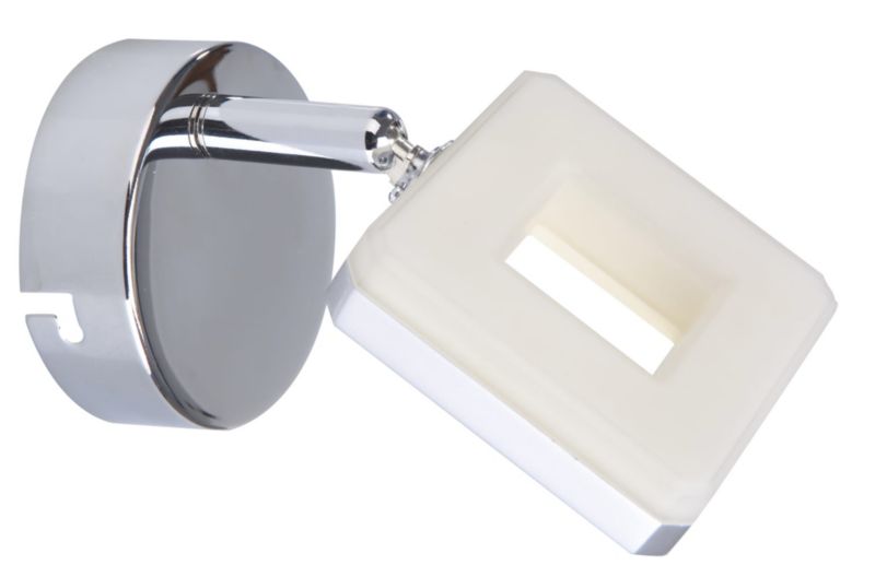 Kinkiet ścienny Candellux Cynthia chromowany biały LED 5W IP20 wym: 10 x 9 x 12 cm - 1 szt.