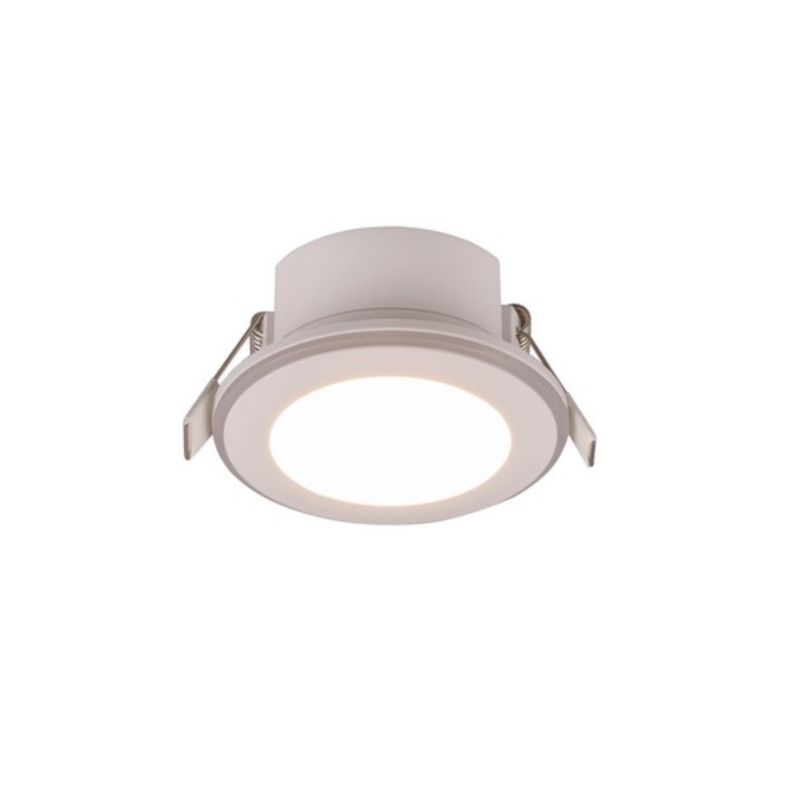 Oprawa sufitowa wpuszczana Trio Argus biała LED 5W 3000K 350lm IP20 wym: 4 x 8 x 8 cm okrągła - 1 szt.