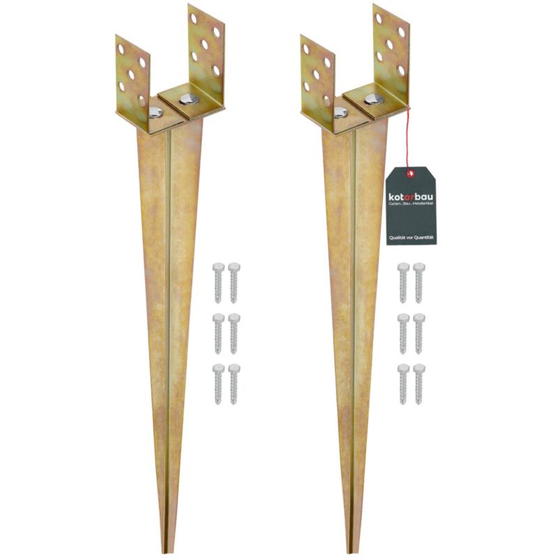 Podstawa słupa KOTARBAU wbijana regulowana 0-125 mm 2 szt.