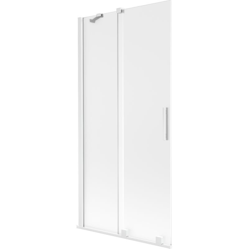 Parawan nawannowy przesuwany Mexen Velar biały 95x150 cm 1 szt.