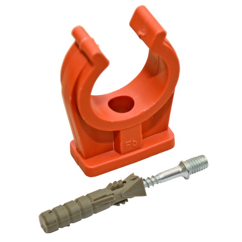 Uchwyt do rur miedzianych pojedynczy 4 szt. 22 mm