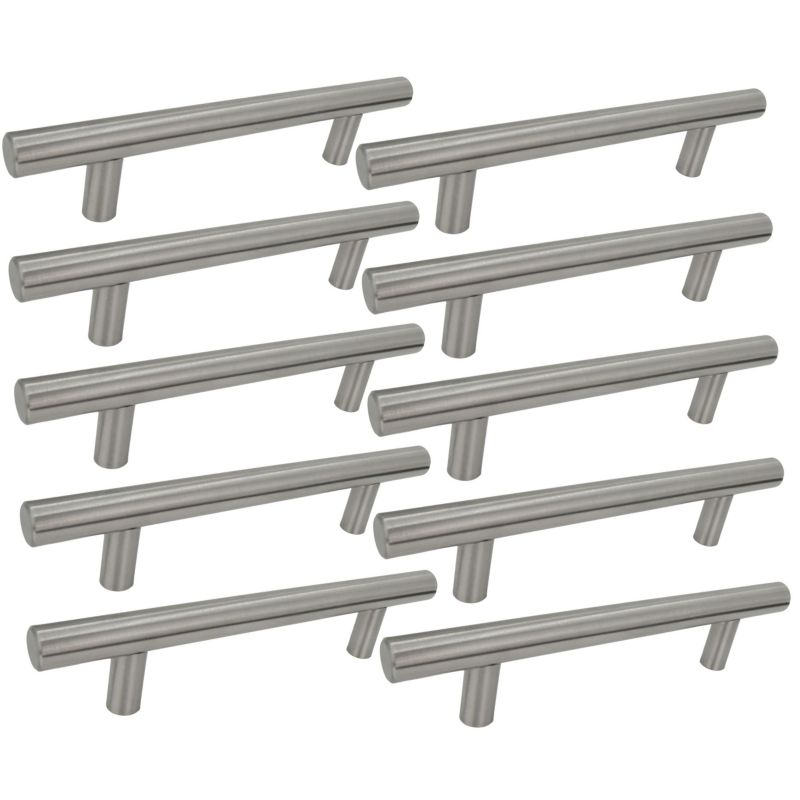 Uchwyt meblowy B&B Reling 128 mm srebrny 10 szt