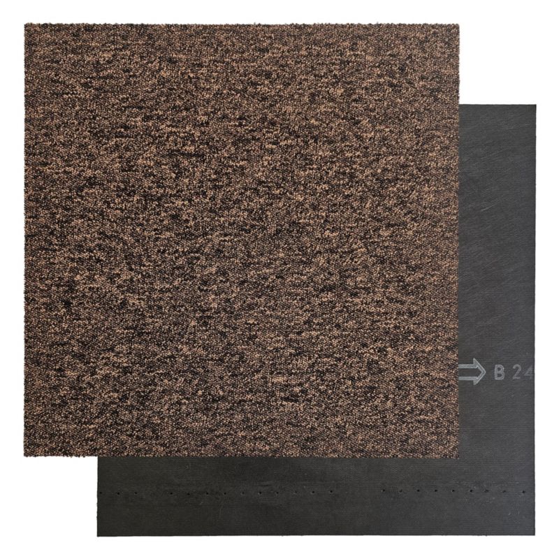 Płytka dywanowa MADRID 2593 brązowa do biura, do sklepu, do salonu 5m2