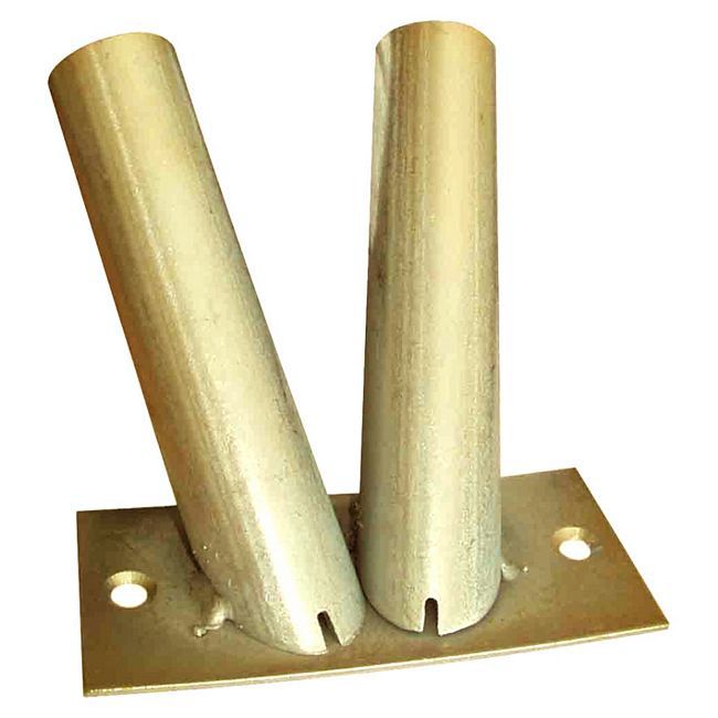 Uchwyt na flagę podwójny ocynk żółty