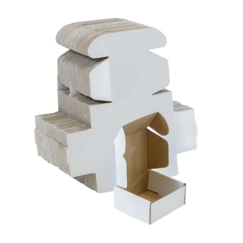 Pakiet - Karton Neopak wykrojnikowy 85x60x20mm Biały - 50 szt.