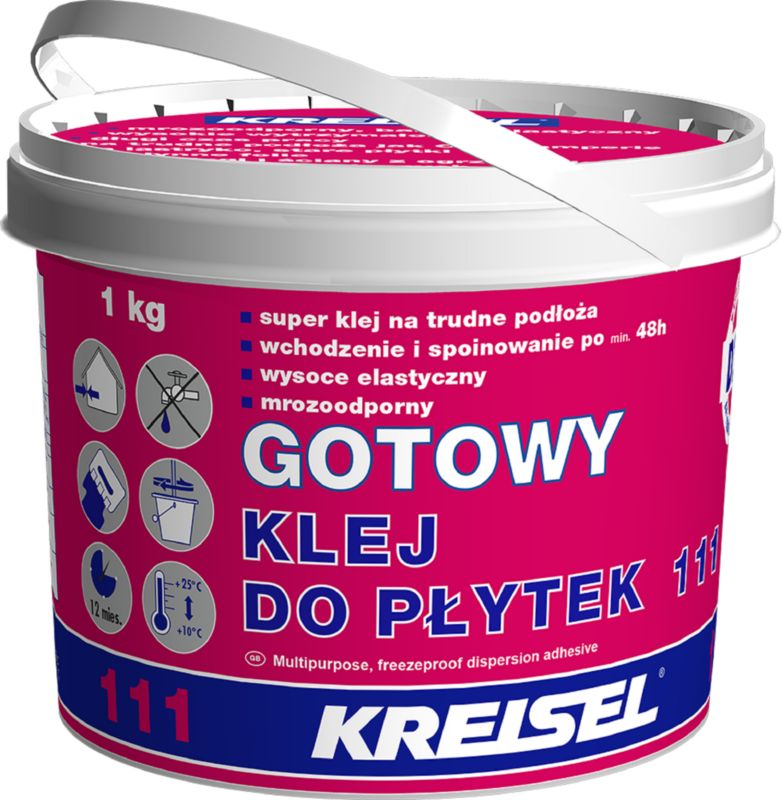 Gotowy klej do płytek Kreisel 111 biały 1 kg