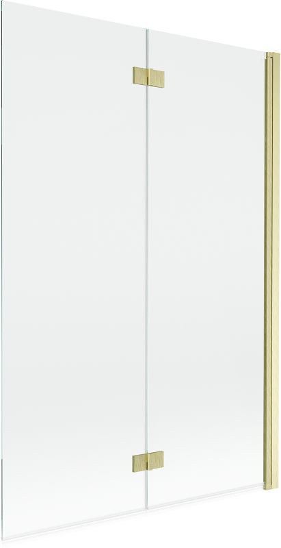 Parawan nawannowy Mexen Mist złoty szczotkowany 120x150 cm 2-skrzydłowy 1 szt