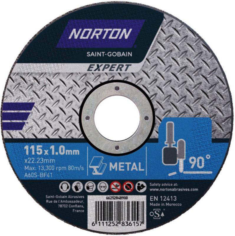 Tarcza Norton Expert 41-115X1.0X22.23 stal