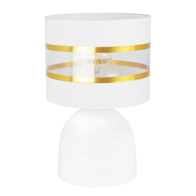 Lampa stołowa nocna Light Home LH Elegance Gold Neli 1x E27 60W biały 1szt.