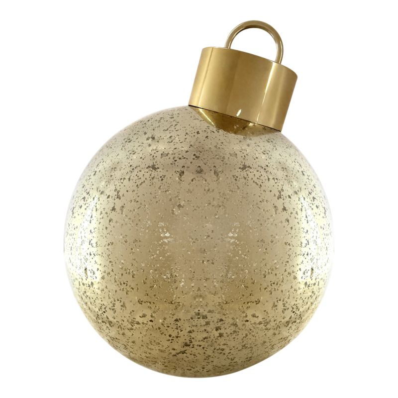 Bombka led złota duża