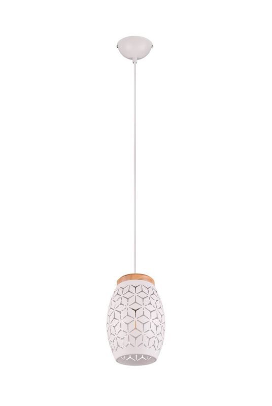 Lampa wisząca RL Bidar biała wym: 150 x 15 x 15 cm 1xE27 x 1 szt.