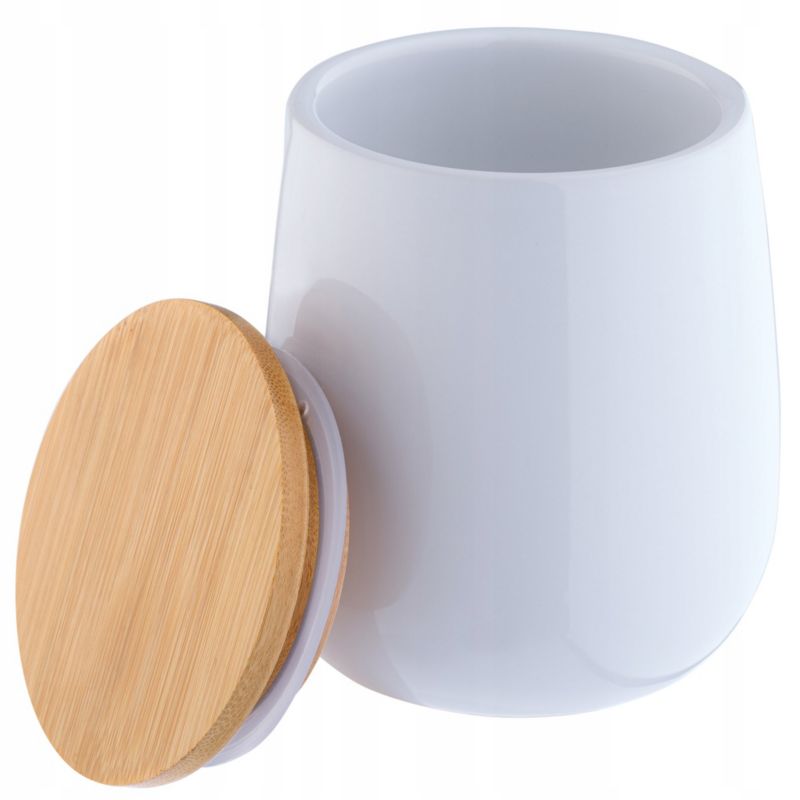 Pojemnik KADAX Na Waciki Płatki Kosmetyczne Pudełko Biel 1 szt.