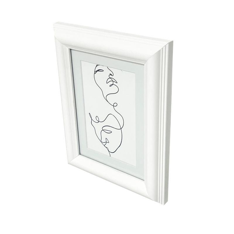 Ramka na zdjęcia GoodHome Blanton 13 x 18 cm biała