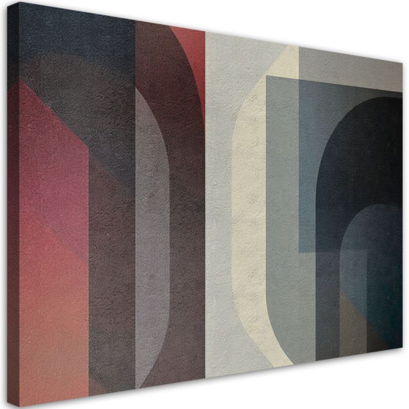 Obraz do salonu sypialni Feeby Abstrakcja Retro Kolorowa 90x60cm 1szt