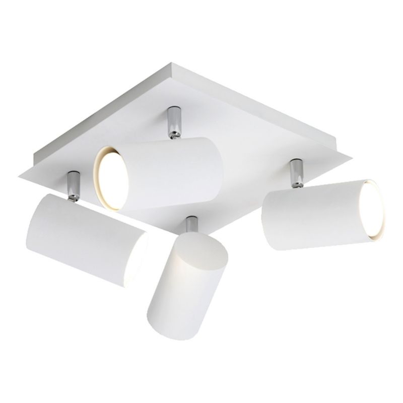 Spot Trio Marley biały chromowany 4 x GU10 x 35W IP20 wym: 24 x 24 cm - 1 szt.