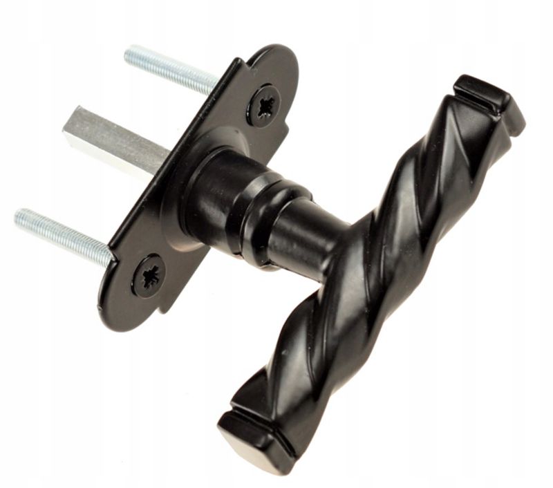 Klamka FEINZ Okienna Lilia Do Okna Czarna Kuta Trzp. 7X7 1 szt.