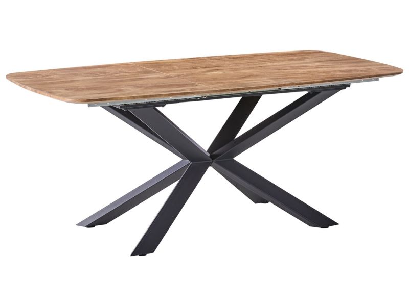 Stół do jadalni rozkładany GAIRDNER Brązowy 140/180 cm 90 cm 1 szt.