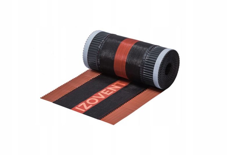 Taśma kalenicowa 4ROOF Izovent STANDARD 310mm 5m x 2 rolki - 10mb cegła RAL8004 wytrzymała odporna 1 kpl (2 rolki)