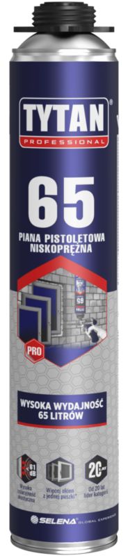 Pianka montażowa Tytan 65 pistoletowa 750 ml