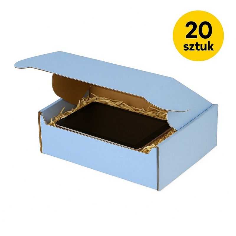 Karton Wykrojnikowy Neopak 150x100x50mm(zew) Niebieski - Ozdobne 20 szt.