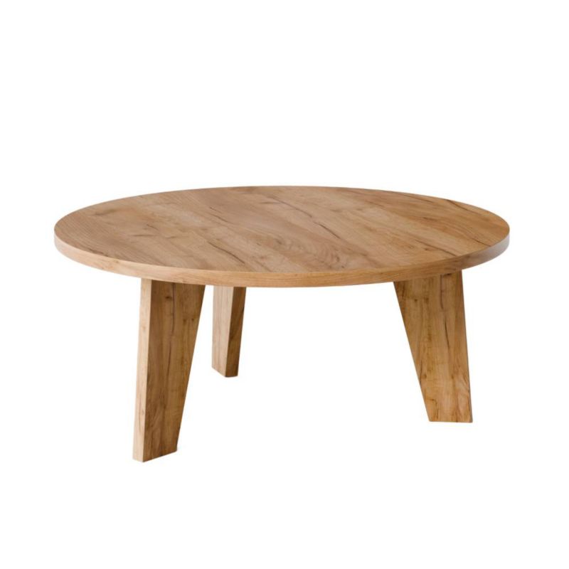 Stolik kawowy KOLM okrągły fi 90 cm ELLA Dąb Craft 1szt.