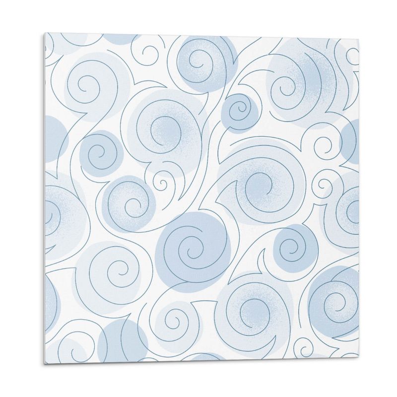 Kafelki samoprzylepne Wallfluent 50x50 cm Kształty spirali oraz fal 4 szt.