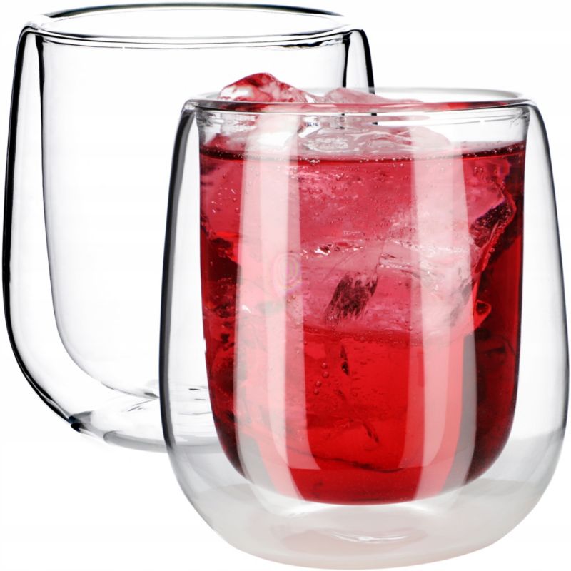 Szklanki termiczne Kadax z podwójną ścianką 250 ml 2 szt.