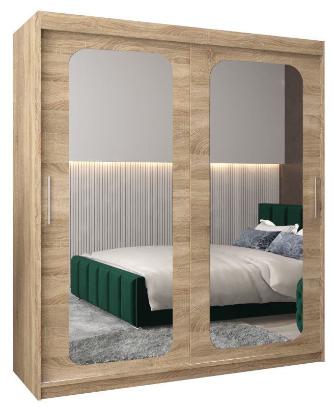 Szafa przesuwna Garderoba Abiks PROMO T3 180 sonoma/sonoma 1 szt.