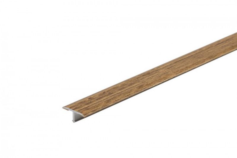 Profil fugowy łączący Cezar Dąb Palony 20mm 2,5m aluminiowy 1 szt.